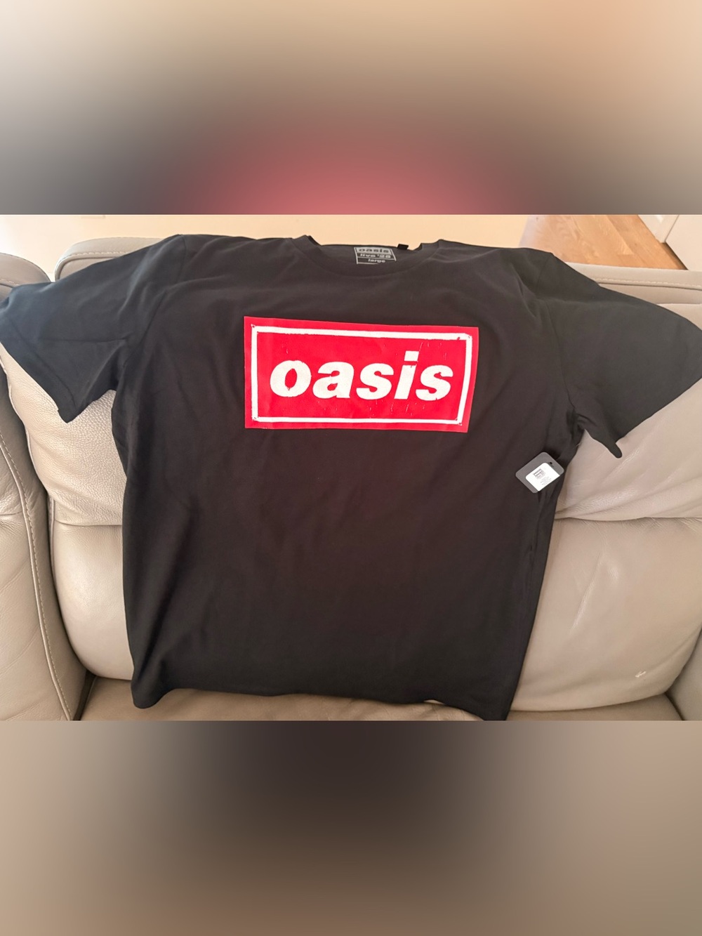 Oasis Live 25 T Shirt Rogers Stadium Toronto Canada NWT Official Size L Large